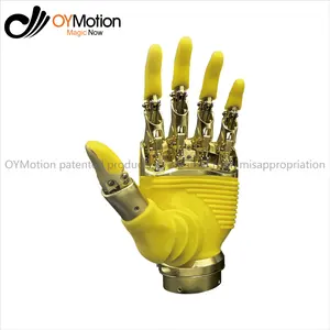 OYMOTION OHand 2 채널 생체 공학 로봇 손 (팔뚝) 절단 된 사람을위한 실물 같은 기계 Myo 손