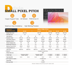 Phổ Biến Cailiang D-PRO 1.8 Cao cấp Immersive Rạp Hát Tại Nhà Đầy Đủ Màu Sắc Trong Nhà Điện Tử Dấu Hiệu <span class=keywords><strong>LED</strong></span> Hiển Thị Bảng Điều Chỉnh - Product Image 5