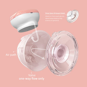 Anly Kiss fábrica OEM bomba de <span class=keywords><strong>lactancia</strong></span> eléctrica usable manos libres portátil inalámbrico fabricante de extractor de leche sin dolor - Product Image 5