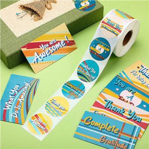 Custom Printed <b>Roll</b> Kraft Paper & <b>Cardboard</b> Waterproof Labels for Gift Packaging Boxes - Product Image 3