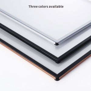 Boîte d'éclairage LED ultra-mince A1/A2/A3/A4 <span class=keywords><strong>Cadre</strong></span> d'affiche rectangle publicitaire en aluminium <span class=keywords><strong>pour</strong></span> affichage de nourriture Verre trempé - Product Image 3