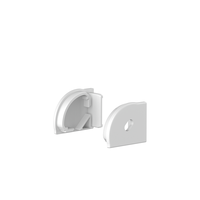 Profilé en aluminium LED K&C KM18, fixation magnétique d'angle, canal pour bande LED en aluminium anodisé, 1M/2M/3M