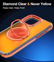 Coque de téléphone magnétique translucide laser avec béquille pour iPhone 17 16 14 15 Pro Max 13 Pro 11 12, protection d'objectif en métal et pare-chocs en TPE