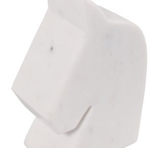 Fermalibri a Forma di Testa di Cavallo in Marmo, Decorazione Moderna per Scrivania e Libreria - Product Image 3