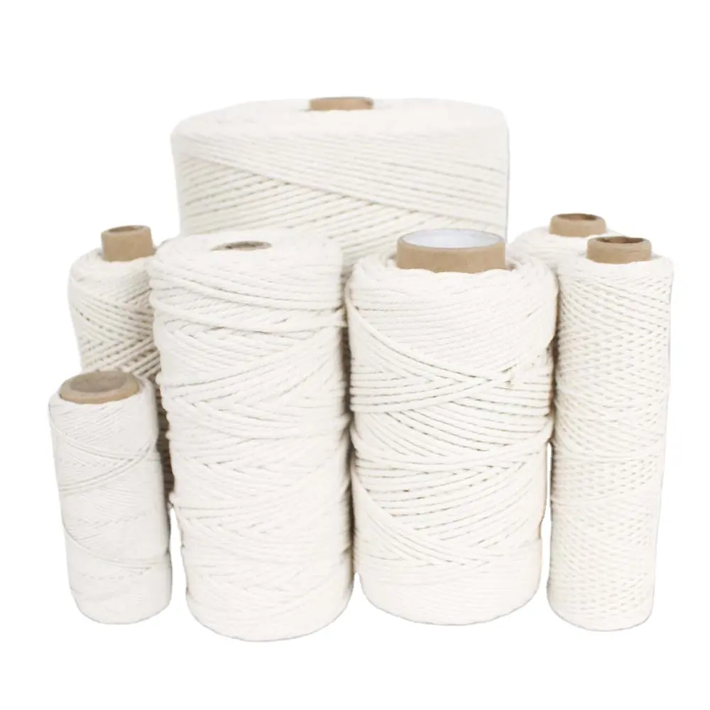 Vendas quentes 100% algodão natural para padeiros e açougueiros, fio usado como corda para cozinhar e embalar
