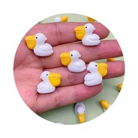 100 pièces de mini-oiseaux en résine, canards, ornements, figurines de canards minuscules 3D en vrac pour jardin féerique, paysage, décoration de gâteau, artisanat