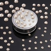Perles de strass souples en résine époxy de soie de 5 mm à dos plat avec trou central à coudre pour la fabrication de bracelets ajustables et la fourniture de composants de bijoux