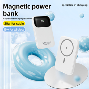 5000 mAh 20 Wát không dây từ ngân hàng điện cho <span class=keywords><strong>iPhone</strong></span> PowerBank 5000 mAh sạc nhanh điện thoại di động pin sạc - Product Image 3