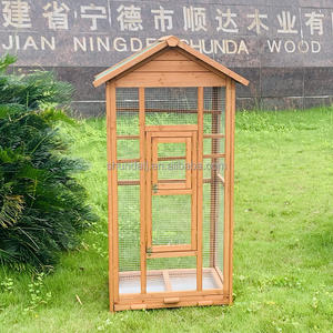 SDB002 Conception <span class=keywords><strong>Pas</strong></span> <span class=keywords><strong>Cher</strong></span> Grand <span class=keywords><strong>Pigeon</strong></span> En Bois Perroquet Caille Oiseau Volière Cages À Oiseaux Cages En Plein Air - Product Image 3