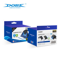 Station de charge double DOBE Factory en plastique ABS pour manette Playstation 5, accessoires de jeu