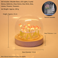 Kit de bricolage pour bougie de nuit en forme de tulipe, bouquet de fleurs, décoration de bureau faite à la main, cadeau d'anniversaire, kit de bienvenue pour les employés, articles cadeaux