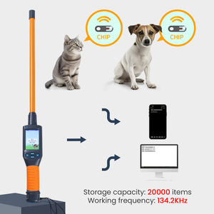 เครื่องสแกนเนอร์แบบแท่งขนาด134.2กิโลเฮิรตซ์, เครื่องอ่านบัตรประจำตัวแบบพกพาเครื่องอ่าน RFID สำหรับแท็กหูวัวใช้ได้ทั่วโลก - Product Image 5