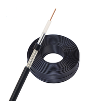 UHF male pl259 to UHF male Coax Cable (LMR200 Equivalent) rendah kerugian untuk VHF Ham Radio CB Radio lebih baik dari RG58