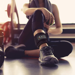 Tali pergelangan kaki dapat disesuaikan, latihan kaki <span class=keywords><strong>Gym</strong></span> kekuatan kebugaran olahraga EVA tali pergelangan kaki untuk mesin kabel - Product Image 3