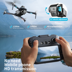 Drone <span class=keywords><strong>RC</strong></span> avec moniteur FPV, quadricoptère à positionnement visuel, flux optique inférieur, caméra HD anti-tremblement EIS pour enfants et activités extérieures - Product Image 2