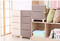 Armoire de rangement de style tiroir Kworld, boîtes de rangement en plastique pour jouets, collations, vêtements ; bacs organisateurs, armoire à chaussures multi-niveaux