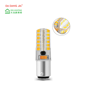Base à baïonnette double contact 48SMD 3W 300 lumens Blanc chaud 12VAC DC 120V LED Auto BA15S BA15D <span class=keywords><strong>ampoule</strong></span> - Product Image 3