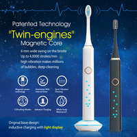 Cepillo de Dientes Eléctrico Sónico Seago SG-998 Profesional para Adultos, Recargable por Inducción, Portátil, de Viaje, con Resistencia al Agua IPX7