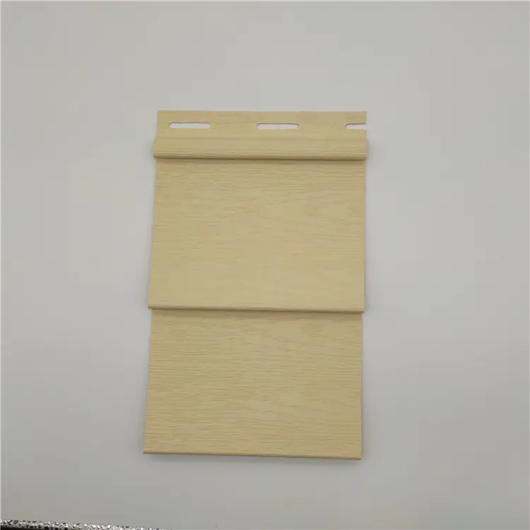 Wall Exterior Panel Double 4 Traditional 8-inch Yellow Vinyl Siding