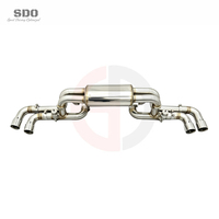 Silencieux d'échappement SDO Performance compatible avec Ferrari 360 F360 3.6L V8 2001-2005 en acier inoxydable Catback avec commande de soupape à vide