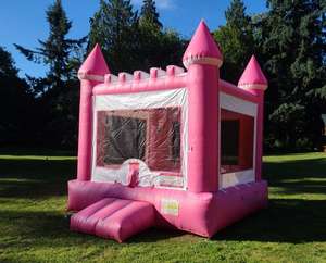 Pembe ticari sıçrama ev üfleyici ile şişme oyun parkı şatosu fedai - Product Image 5