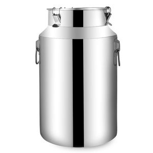 Stainless Steel Storage Bucket 30L Airtight Cylinder For Rice Wine Tea <b>Flour</b> Grains Fermentation - Product Image 1