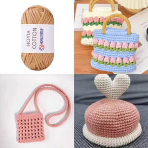 Hilo de Algodón Genuino <span class=keywords><strong>para</strong></span> Tejer <span class=keywords><strong>a</strong></span> Crochet, 219 Yardas, <span class=keywords><strong>para</strong></span> Tejer <span class=keywords><strong>a</strong></span> Mano, Hilo Grueso en Tubo, <span class=keywords><strong>Puntadas</strong></span> - Grosor Medio # Hilo 4 - Product Image 6