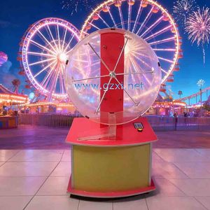 Asta di Gala di beneficenza ad alta capacità 800 palla meccanica ibrida che disegna la macchina della lotteria del legno - Product Image 4