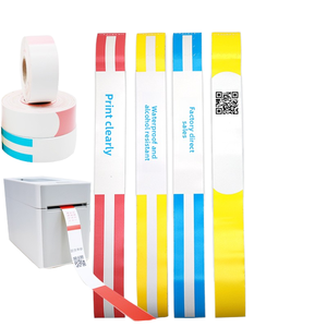 Tổ chức sự kiện giấy nhiệt không thấm nước dùng một lần in dây đeo cổ tay tùy chỉnh mã QR nhận dạng nhập học vé - Product Image 1