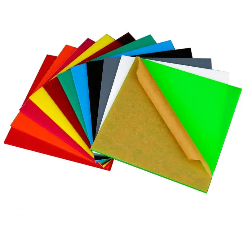 Factory price cast acrylic laminate sheets plastic panel 3mm to 100mm custom thickness colored acrylic sheet