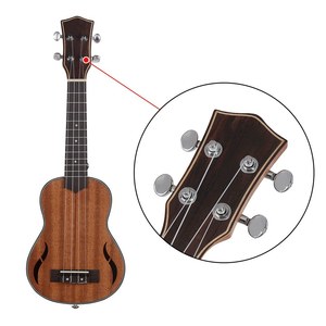 Đàn <span class=keywords><strong>Ukulele</strong></span> Acoustic Soprano 21 Inch, <span class=keywords><strong>Ukulele</strong></span> Ukelele Uke Gỗ Gụ, Dây Nylon Loại Đóng Chốt Điều Chỉnh Với Túi Xách, Làm Sạch Clo - Product Image 4