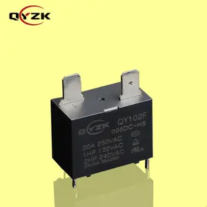 Laod Relay Penilaian Tegangan 24V, 20A 220V 20A 250Vac 4 Pin 0.9W Alternatif untuk JQX-102F, Pemanas Air G4A Relay Daya Dipasang Di PCB