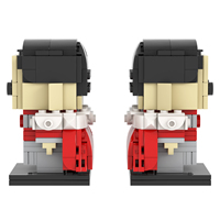 MOC7851 Thragg 178 pièces Têtes carrées Super Héros Invincible Briques de construction en plastique éducatives à assembler soi-même pour enfants