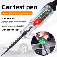 Digital Display Electric Pen Circuit Tester for Cars Trucks 6-24V Voltage Tester Light Bulb Automobile Circuit Vehicle Tool