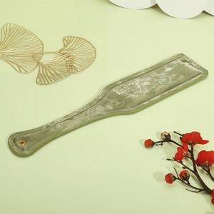 新しいスタイル罰サテンレザーむち打ちスパンキングパドルSM罰ホイップBdsmセックス - Product Image 5