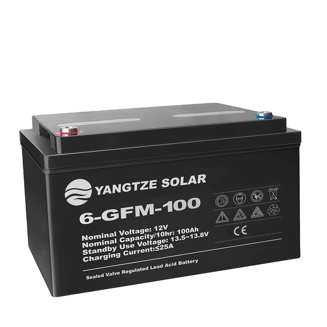 Yangtze Brand 12v 100ah Lead Carbon Battery in Stock