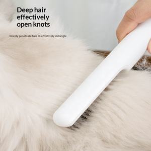 Peigne et brosse anti-nœuds pour petits chiens et chats (Teddy, <span class=keywords><strong>Golden</strong></span> <span class=keywords><strong>Retriever</strong></span>) – Outil d'élimination des poils flottants - Product Image 4