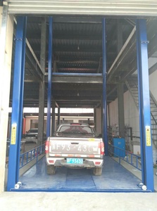 Elevador de coche de acero de 4 postes aprobado por la CE Cilindro hidráulico Modo de conducción Mesa de transferencia de piso a piso para reparación de automóviles - Product Image 6