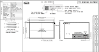 Module d'affichage LCD IPS 10,1 pouces 1280x800 avec rétroéclairage LED à bord lumineux, luminosité élevée 1100 nits, MIPI 40 broches, fréquence de rafraîchissement 60 Hz, plage de température -30-85°C