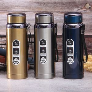 Wholesale Eco-Friendly Modern Luxury Outdoor Portable 600Ml 800Ml 1000Ml 316 Stainless Steel Thermos Travel Water <b>Bottle</b> Handle - Product Image 6