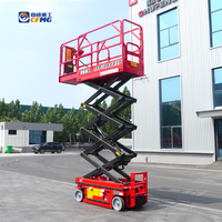 Plateforme élévatrice à ciseaux électrique autopropulsée CFMG 5,8 m de hauteur, 230 kg, CFPT0608SP, pour entrepôt intérieur
