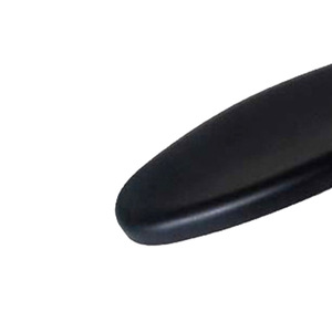 Chaise de bureau pivotante P51, accoudoirs en PU noir, chaise de bureau confortable - Product Image 1