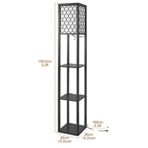Display di stoccaggio a 3 livelli in piedi lettura angolo stretto comodino luce moderna <span class=keywords><strong>mensola</strong></span> <span class=keywords><strong>lampada</strong></span> <span class=keywords><strong>da</strong></span> pavimento colonna <span class=keywords><strong>lampada</strong></span> <span class=keywords><strong>da</strong></span> <span class=keywords><strong>terra</strong></span> <span class=keywords><strong>con</strong></span> mensole - Product Image 5