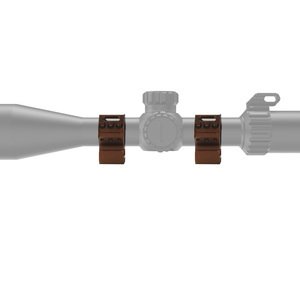 Anneaux de montage BANGBANG, anneaux de montage pour tube de 30 mm pour rail de 20 mm, triple rangée de vis, hauteur centrale de 1,0 po pour sports de plein air (marron) - Product Image 4