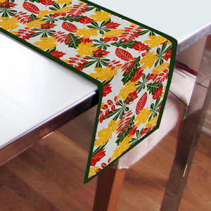 Camino de Mesa Estampado Simple 100% Algodón Puro, Tela Suave Ecológica, Decoración para Mesa de Comedor para Hogar, Cocina, Hotel - Product Image 3