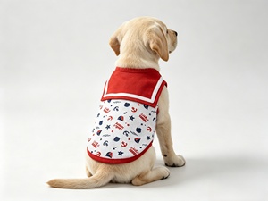 Gilet d'été respirant en maille pour animaux de compagnie, motif ancre <span class=keywords><strong>nautique</strong></span>, col marin anti-suffocation, vêtements pour chiens et chats – Vente chaude - Product Image 6