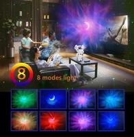 Projecteur d'étoiles astronaute en promotion pour chambre à coucher, veilleuse galaxie pour enfants avec minuterie et télécommande