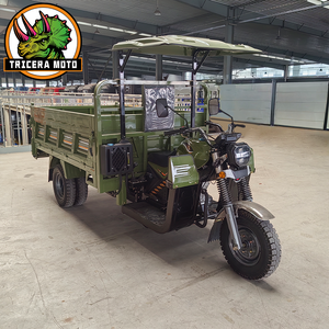 Triciclo Volquete de Carga de Cinco Ruedas Motorizado con Motor de 250cc Refrigerado por Agua, Autocargable Hidráulico, Freno de Aceite Flotante Completo Grande - Product Image 2