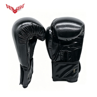Gants de boxe professionnels ALLFIGHT en cuir de vachette PU 10oz 12oz 14oz 16oz pour entraînement, sparring, MMA, équipement de boxe, directement de l'usine