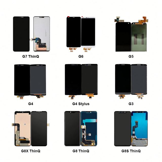 Mobile Phone LCDs Screen for LG G2 G3 G4 Stylus G5 G6 G7 One G8 G8S G8X ThinQ Touch Display Screen Replacement Digitizer